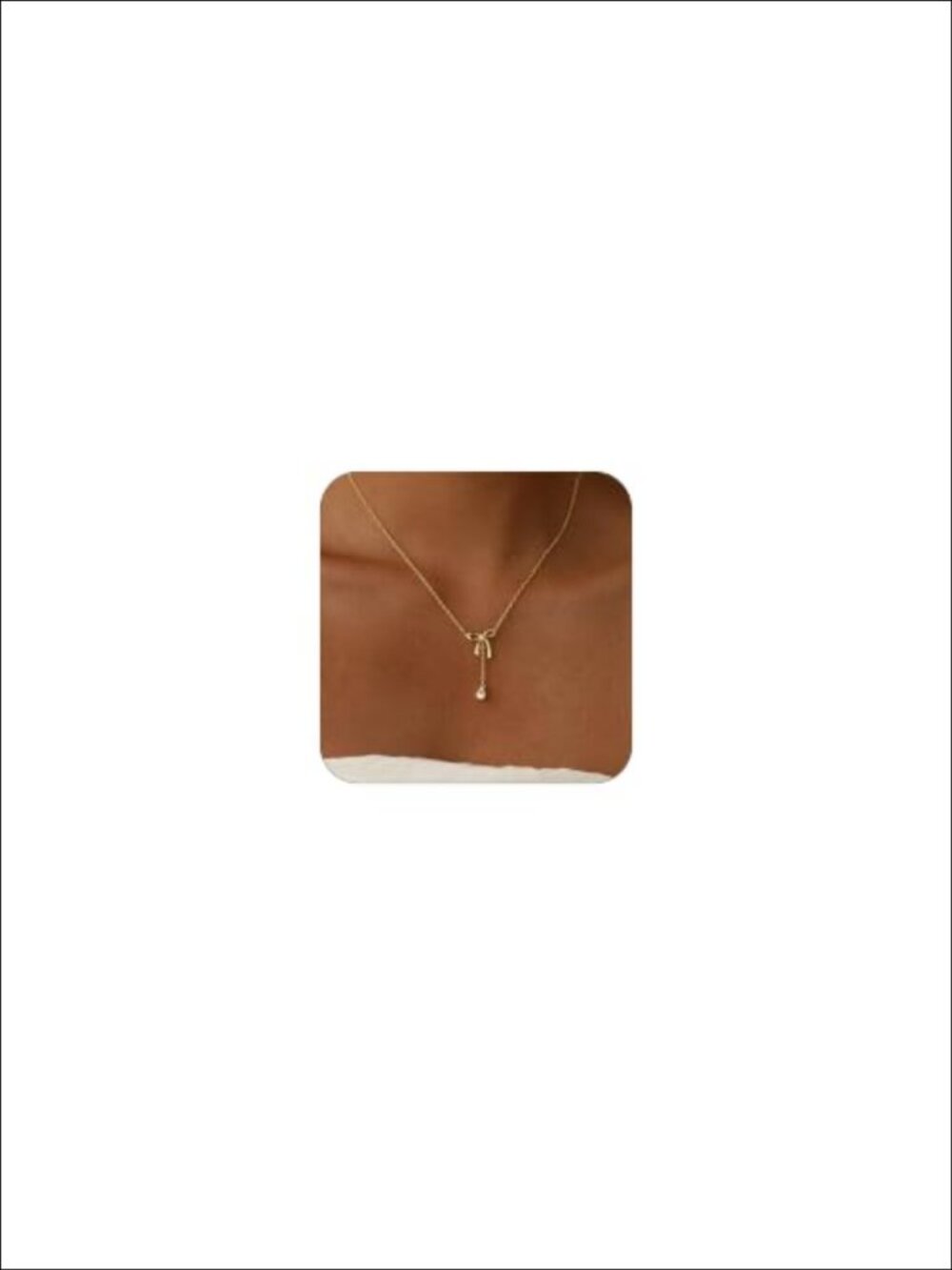14k Gold Plated Layered Necklace Set Dainty Herringbone Cuban Paperclip